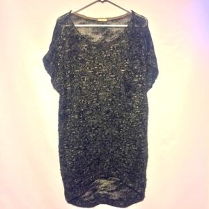 Women’s iLookBasic Short Sleeve Long Sweater Top